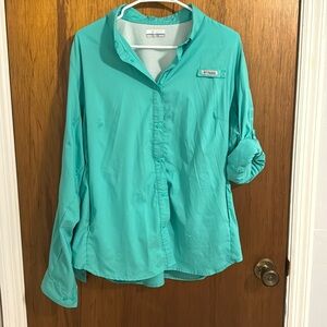 Columbia 2X PFG Long Sleeve Omni-Shade Sun Shirt